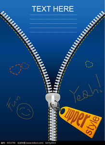 创意拉链广告设计灵感与免费EPS素材推荐